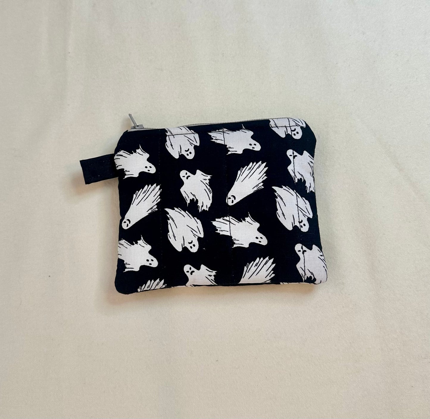 Halloween Keychain Coin Purse, Badge Holder, Mini Clutch, Quilted Wristlet