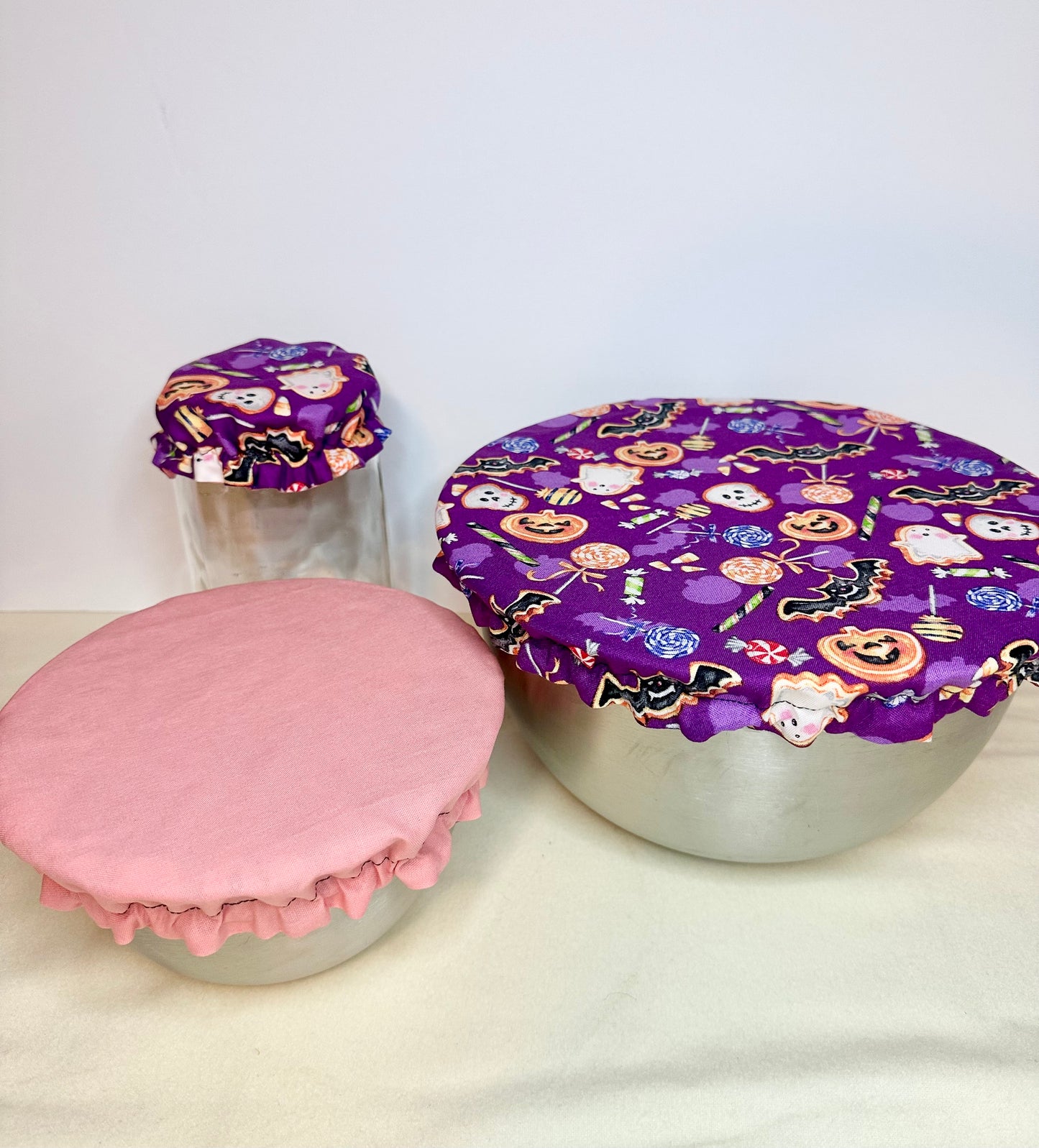 Halloween Cookie Print Zero Waste Kitchen Bowl Cover